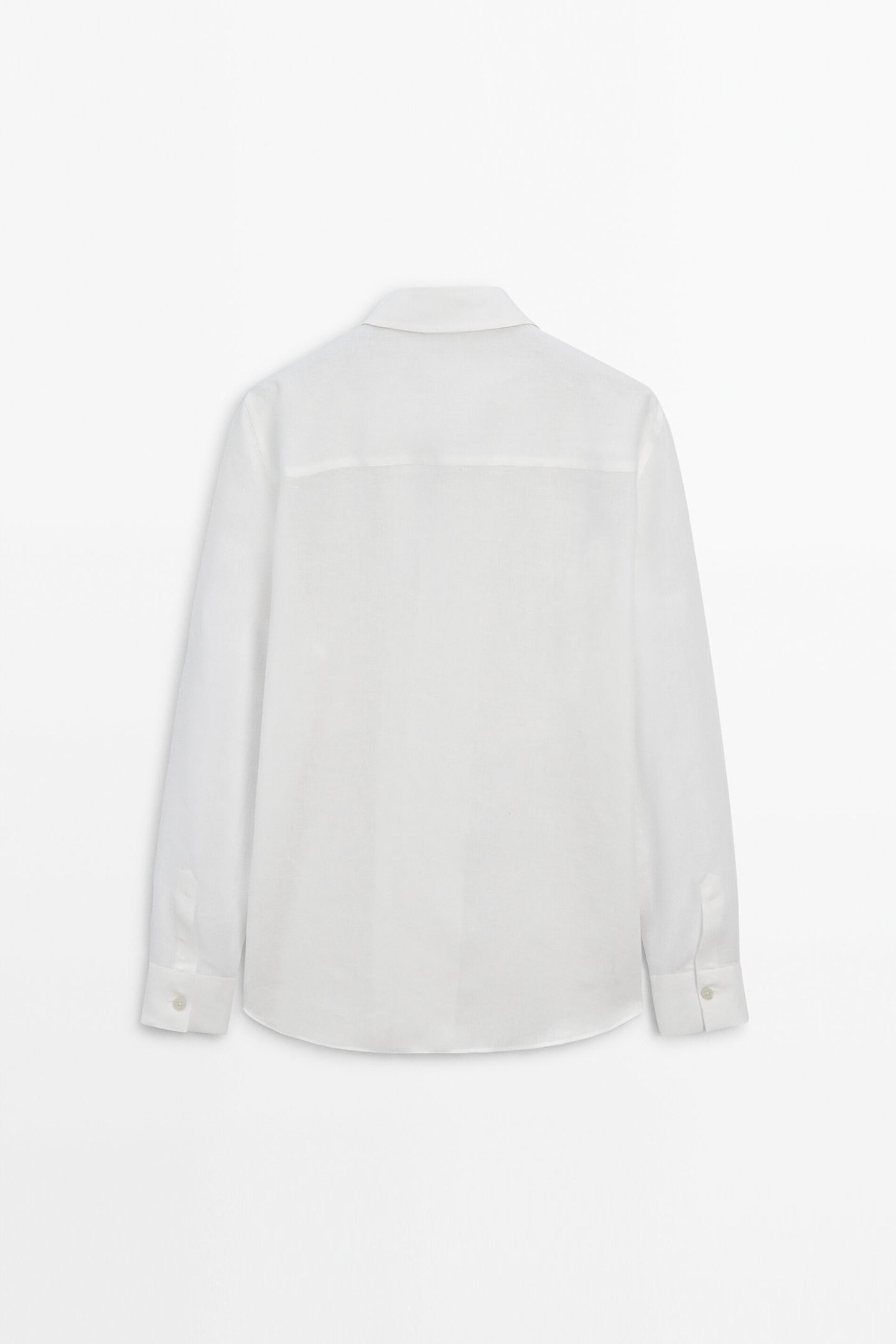 Double Pocket White Shirt
