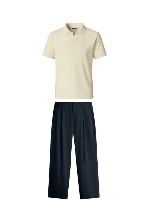 Beige & Blue S&T Set