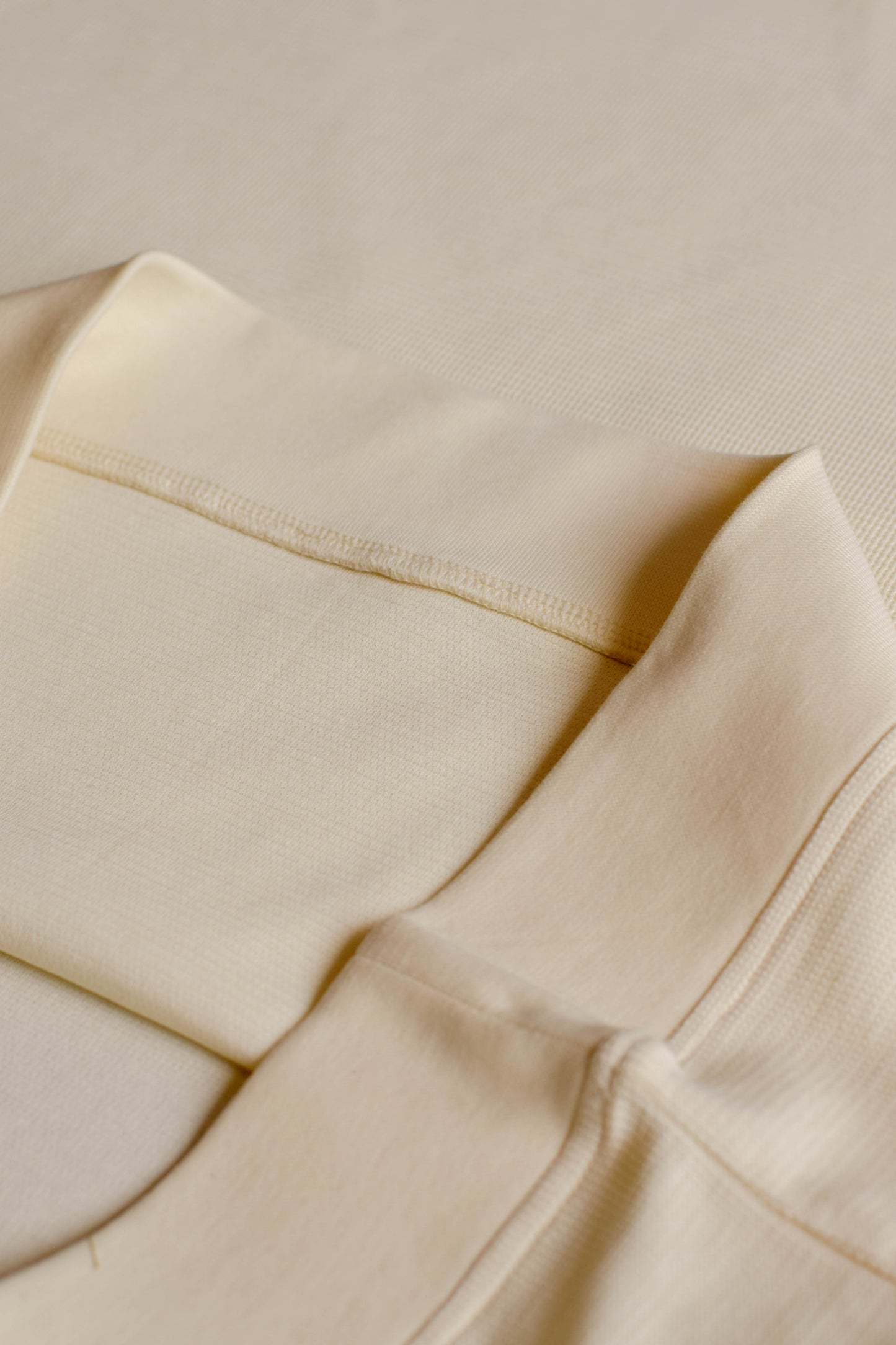 Beige Textured Polo Shirt