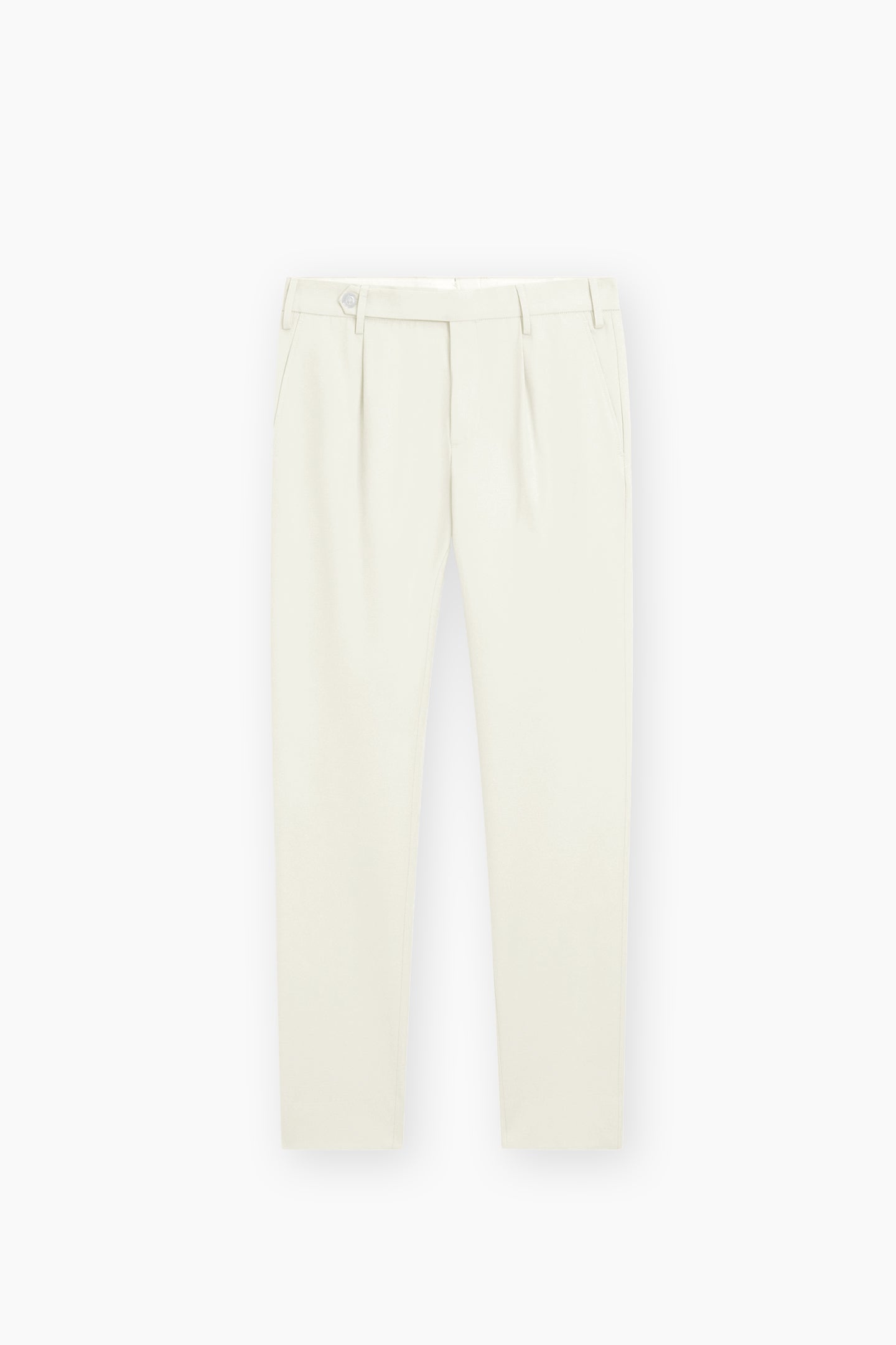 Belted Strap Straight Fit Trousers