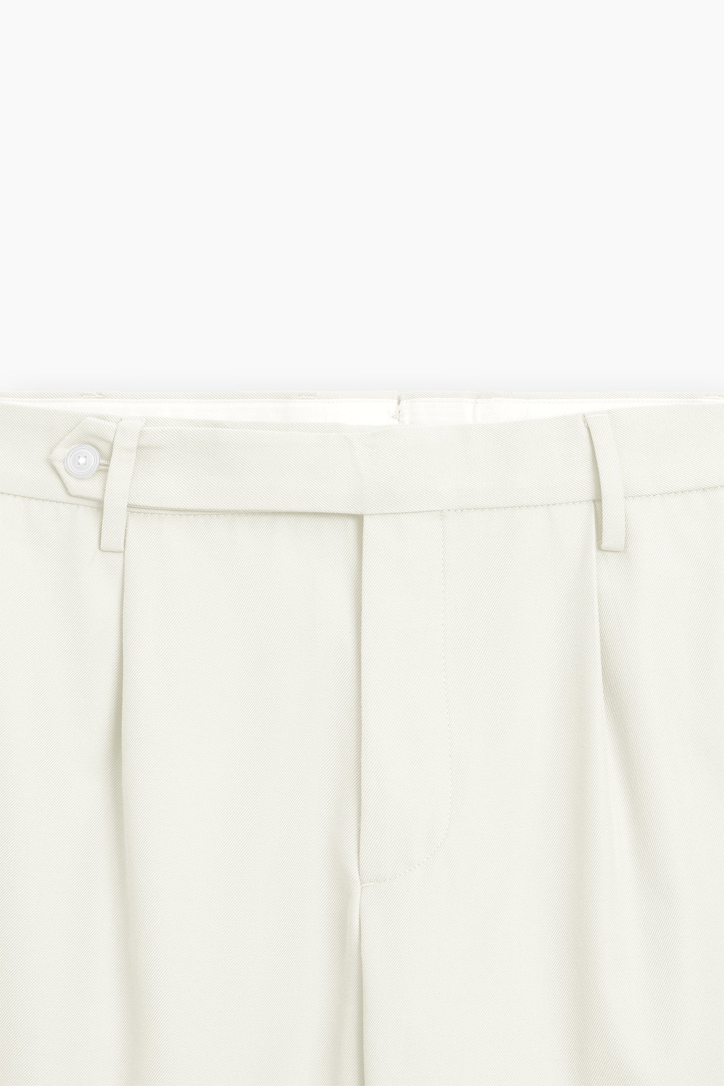 Belted Strap Straight Fit Trousers