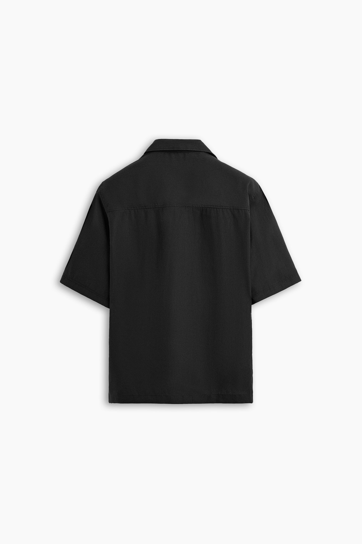 Black Relaxed Fit Pocket Shirt