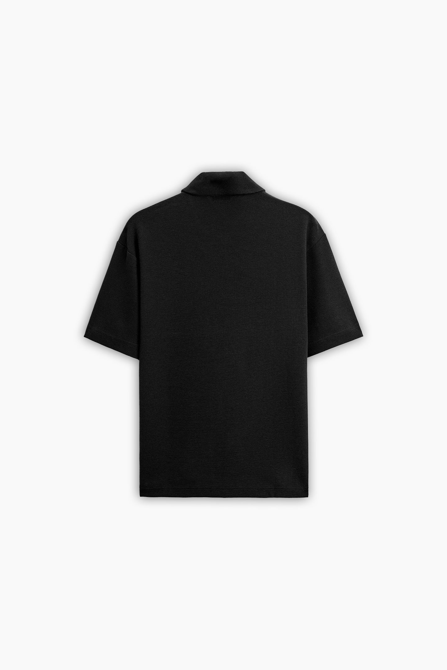 Black Zip Polo shirt