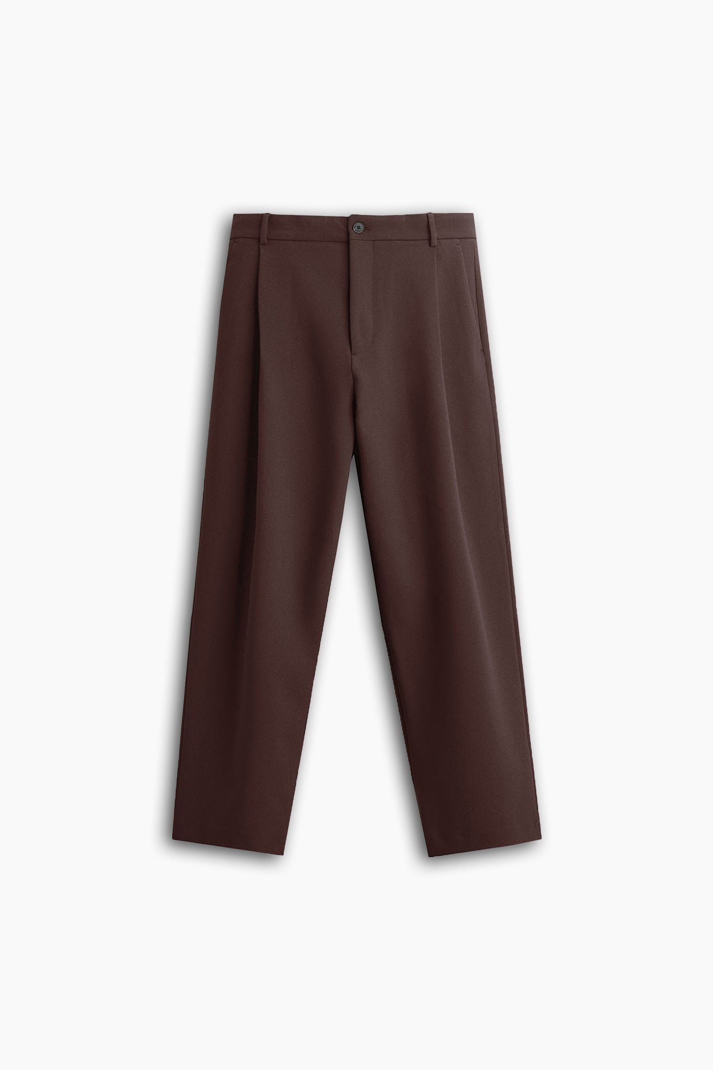 Brown Relaxed Fit Trousers