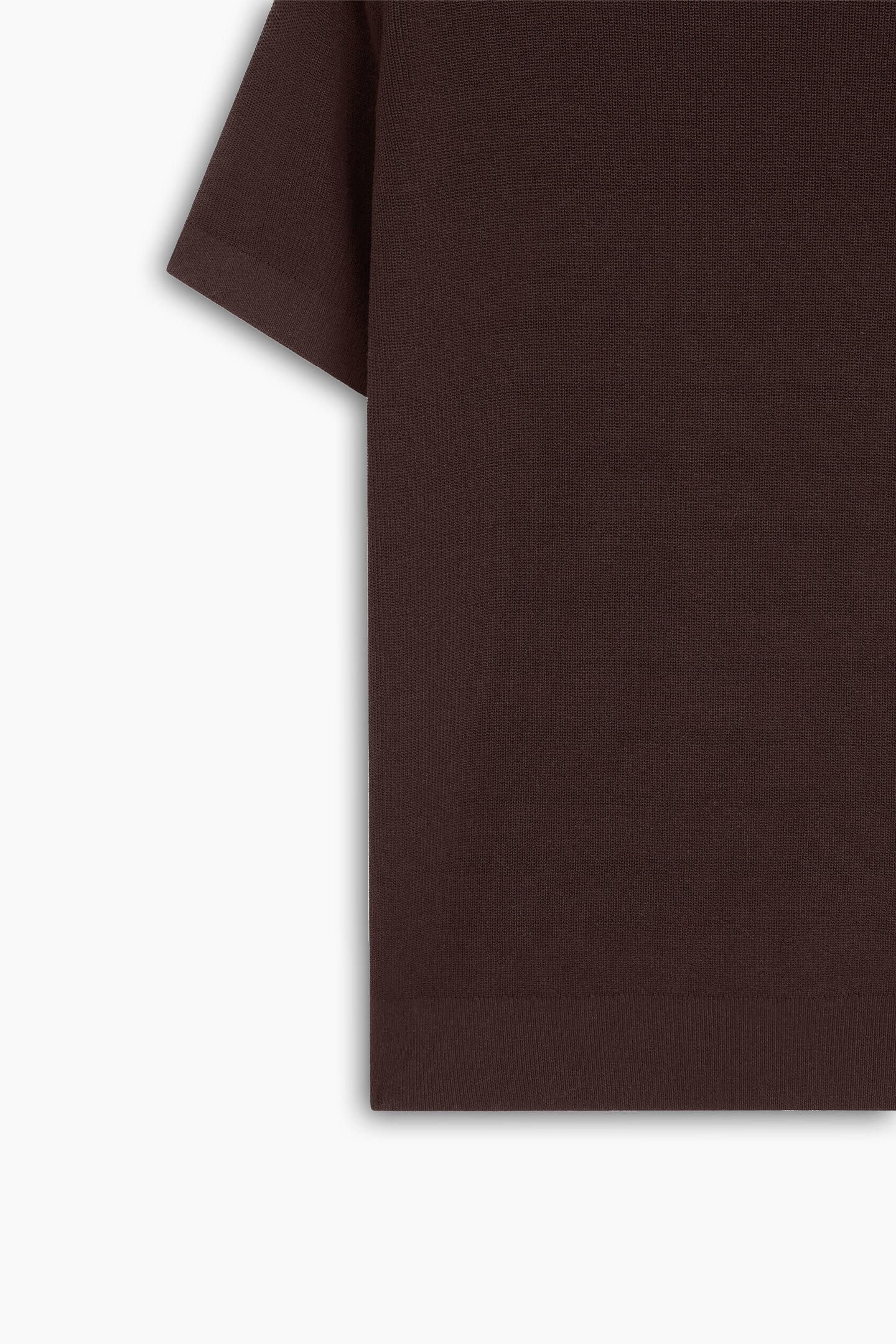 Brown Textured T-Shirt