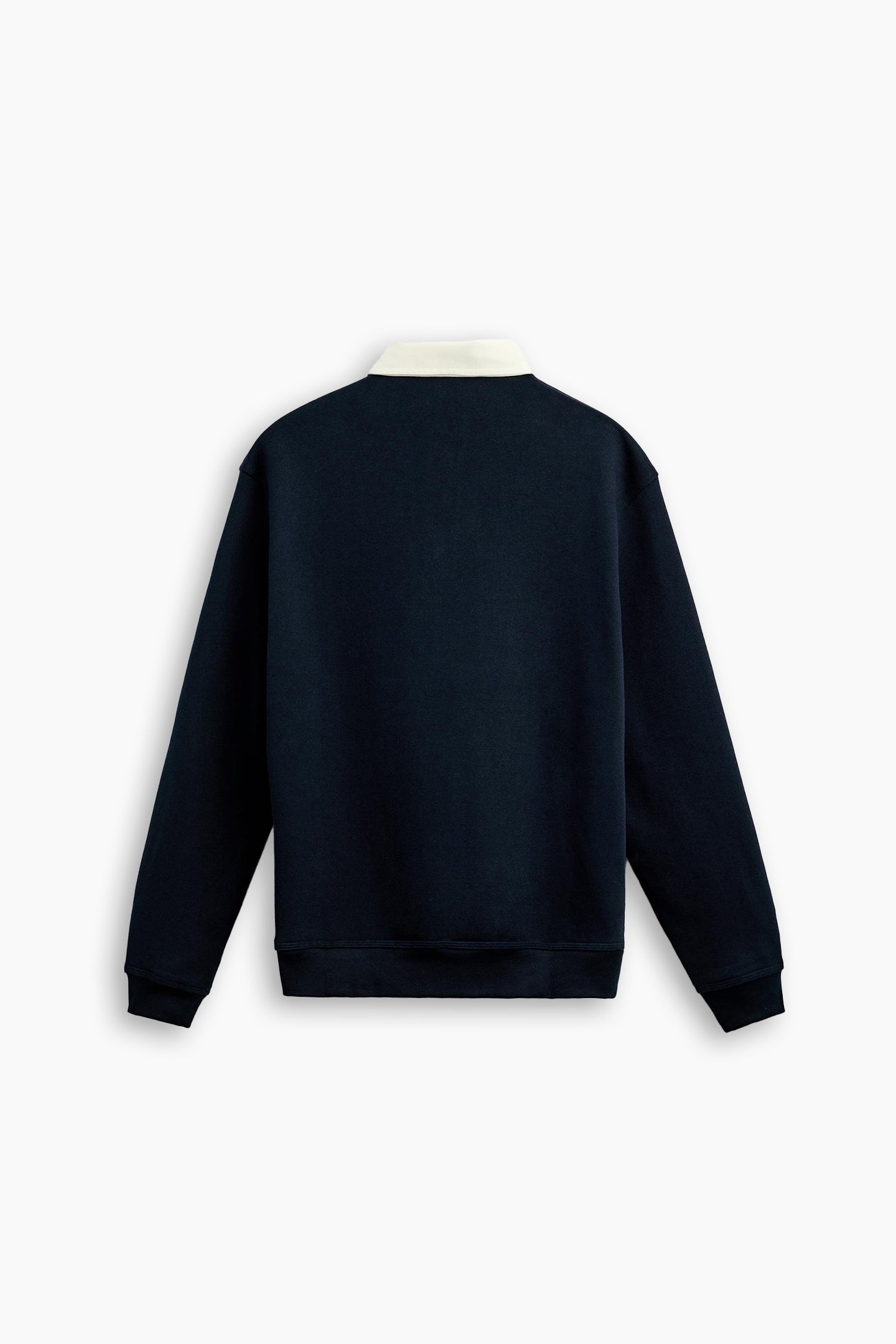 Blue & White Contrast Polo Shirt
