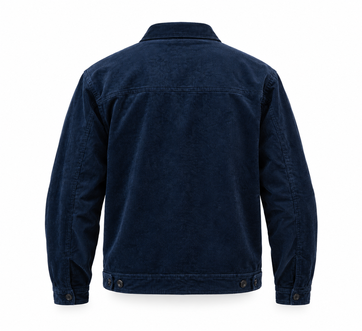 Navy Blue Corduroy Jacket