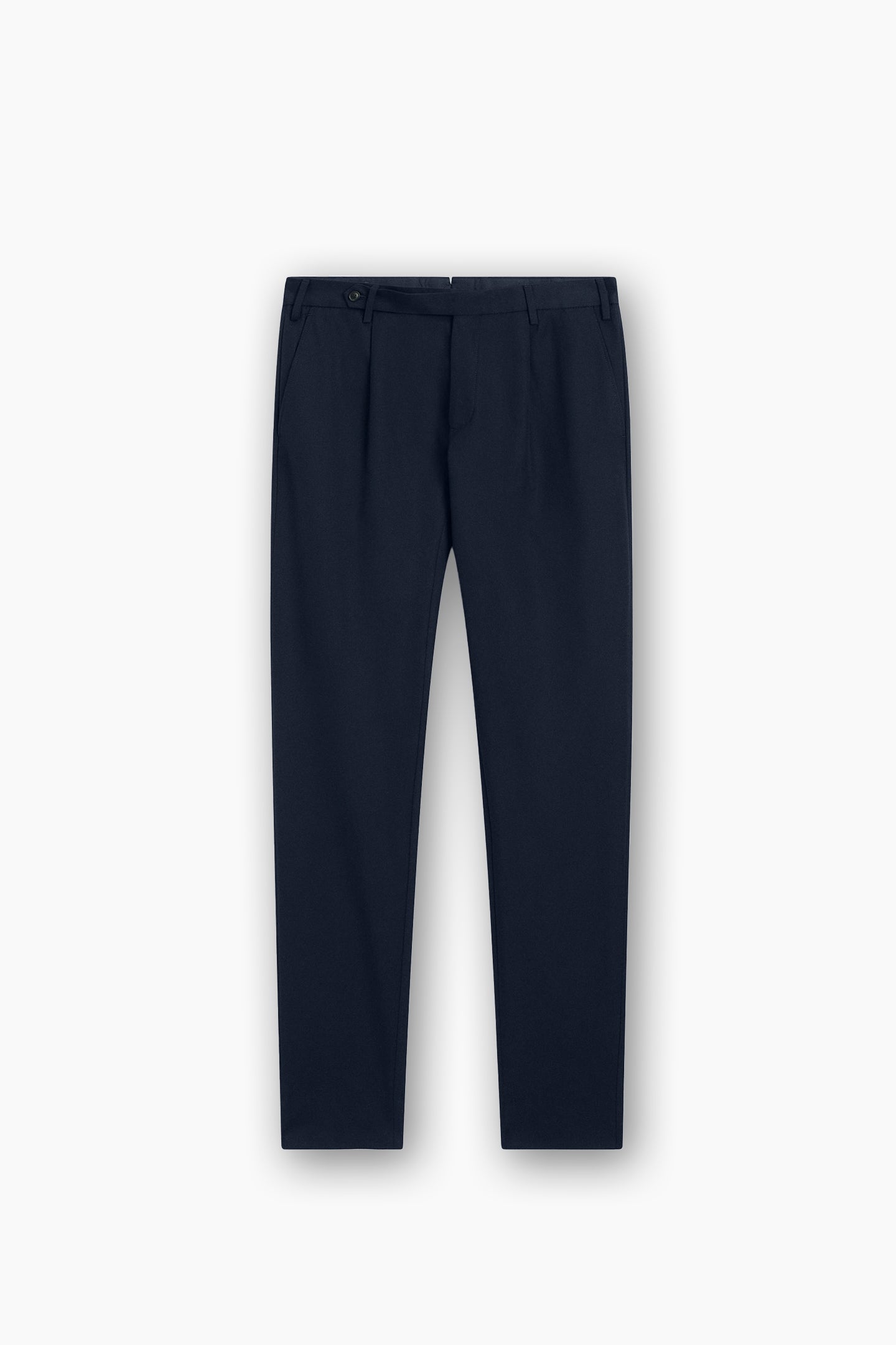 Belted Strap Straight Fit Trousers