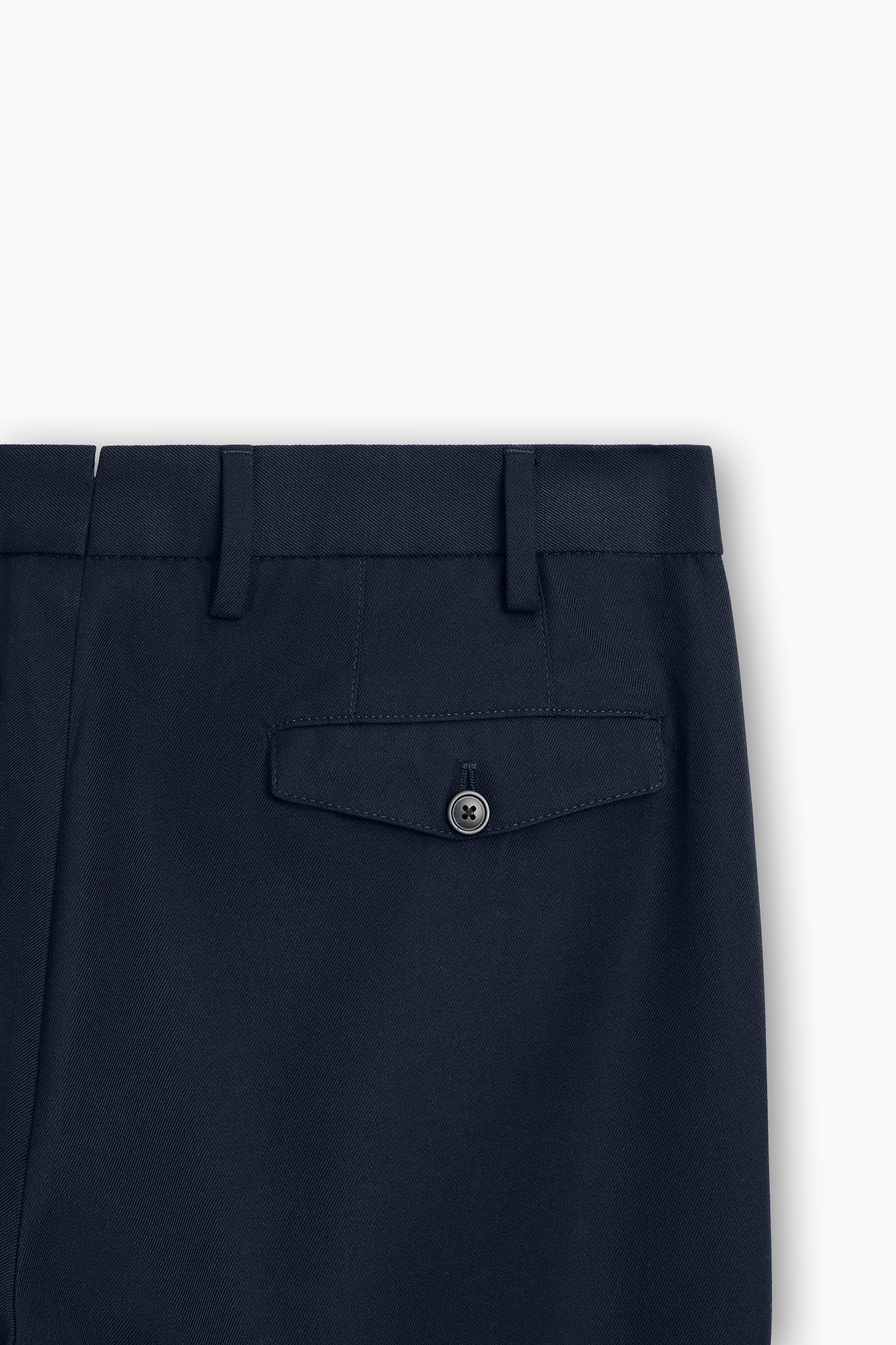 Belted Strap Straight Fit Trousers
