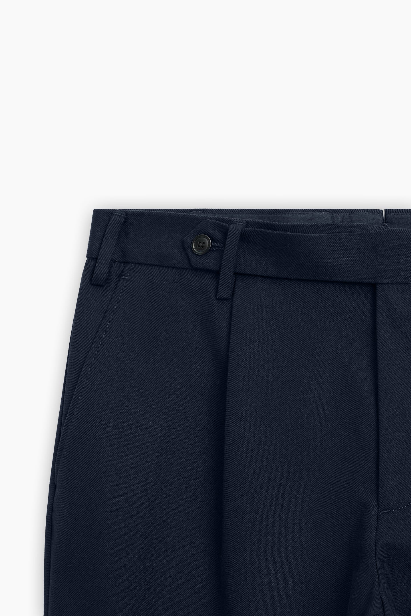 Belted Strap Straight Fit Trousers