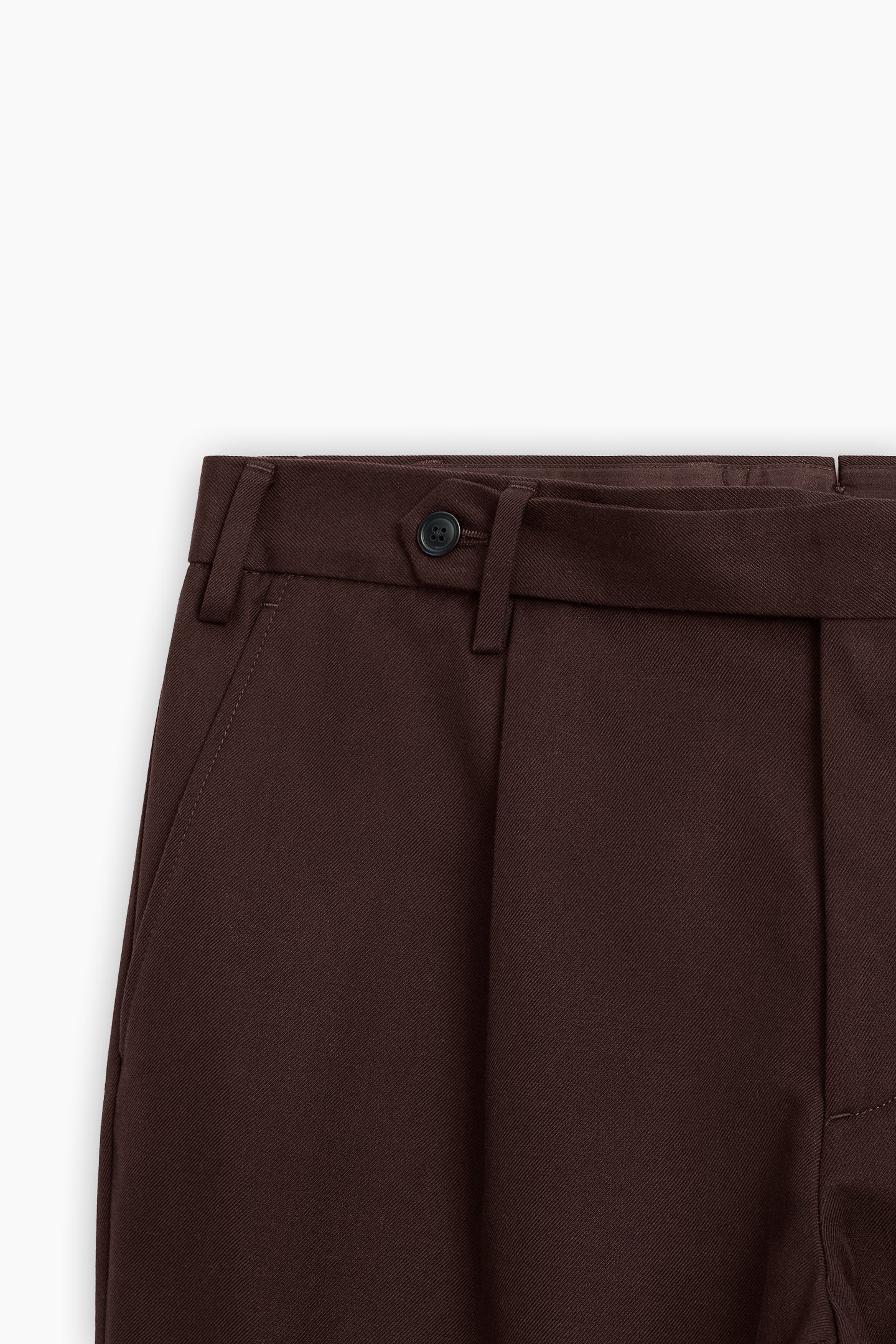 Belted Strap Straight Fit Trousers