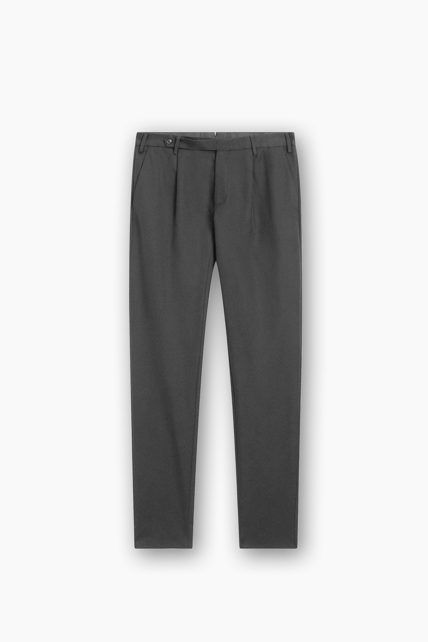 Belted Strap Straight Fit Trousers
