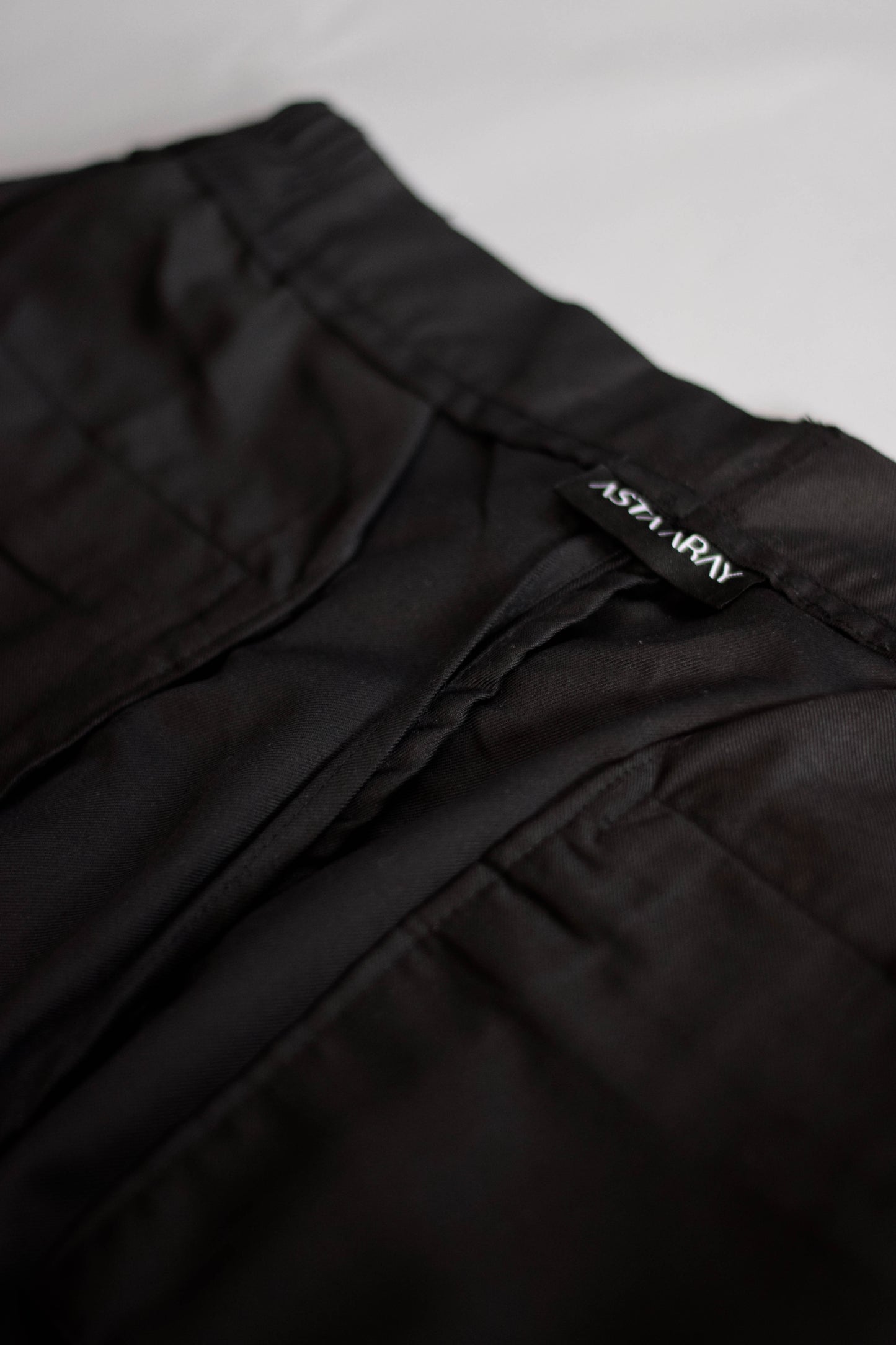 Black Pleated Trousers