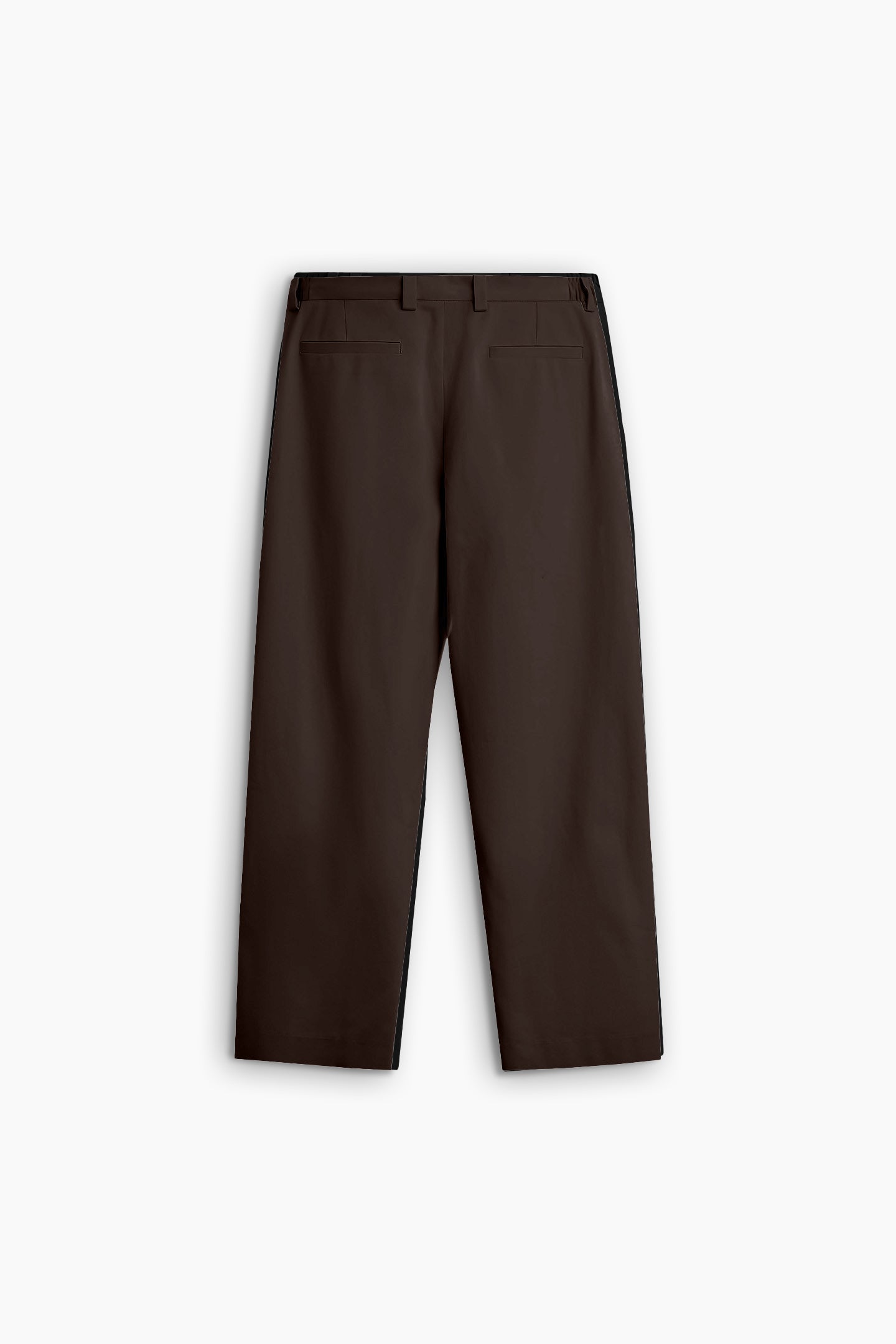 Dark Brown Pleated Trousers