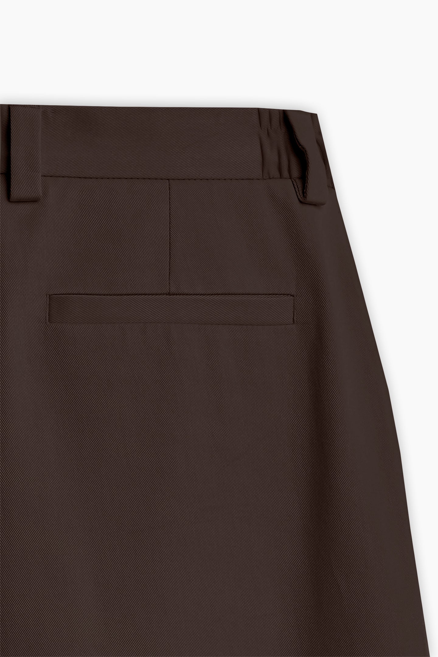 Dark Brown Pleated Trousers