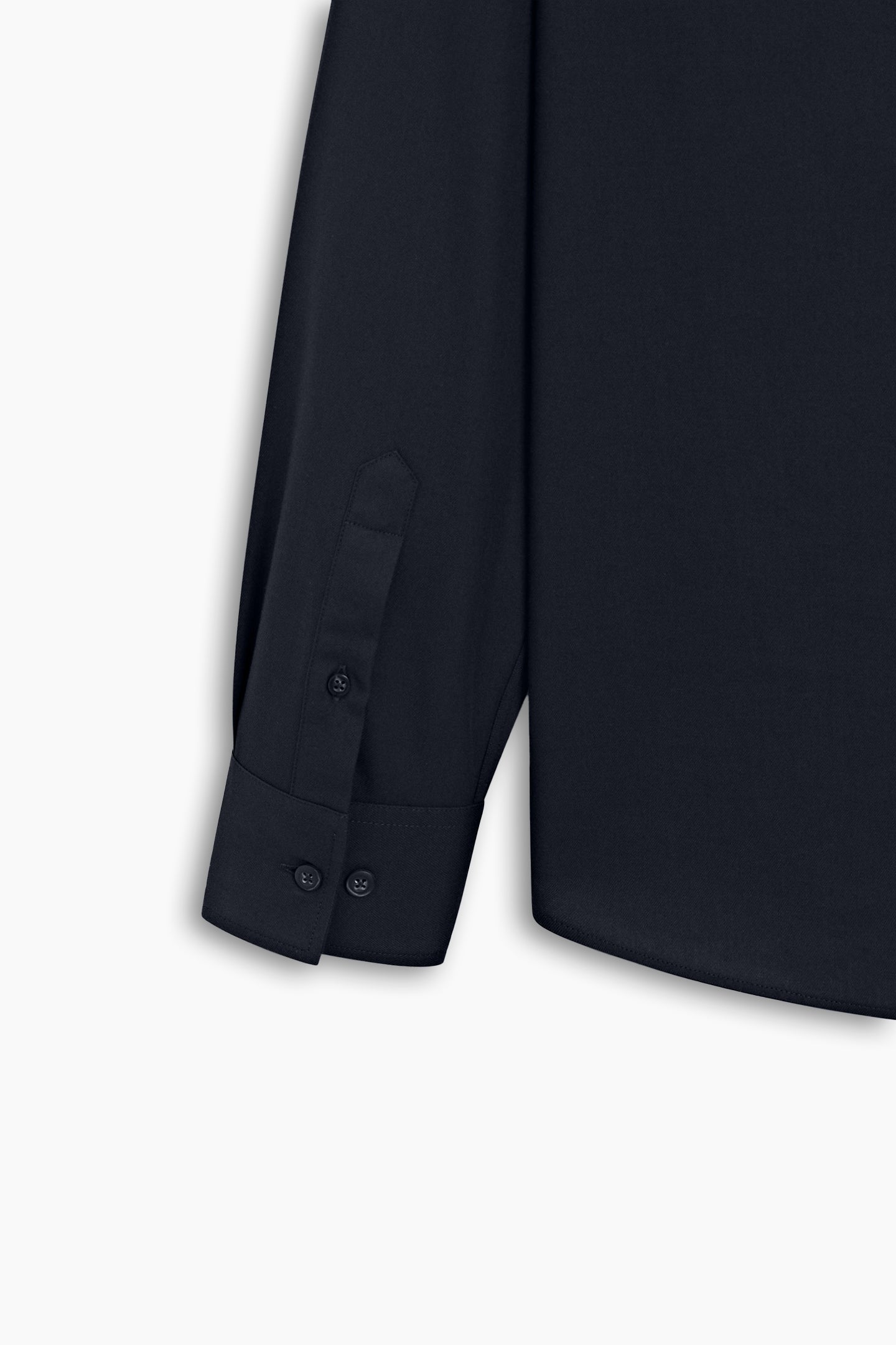 Tencel Navy Blue Flap Pocket Shirt