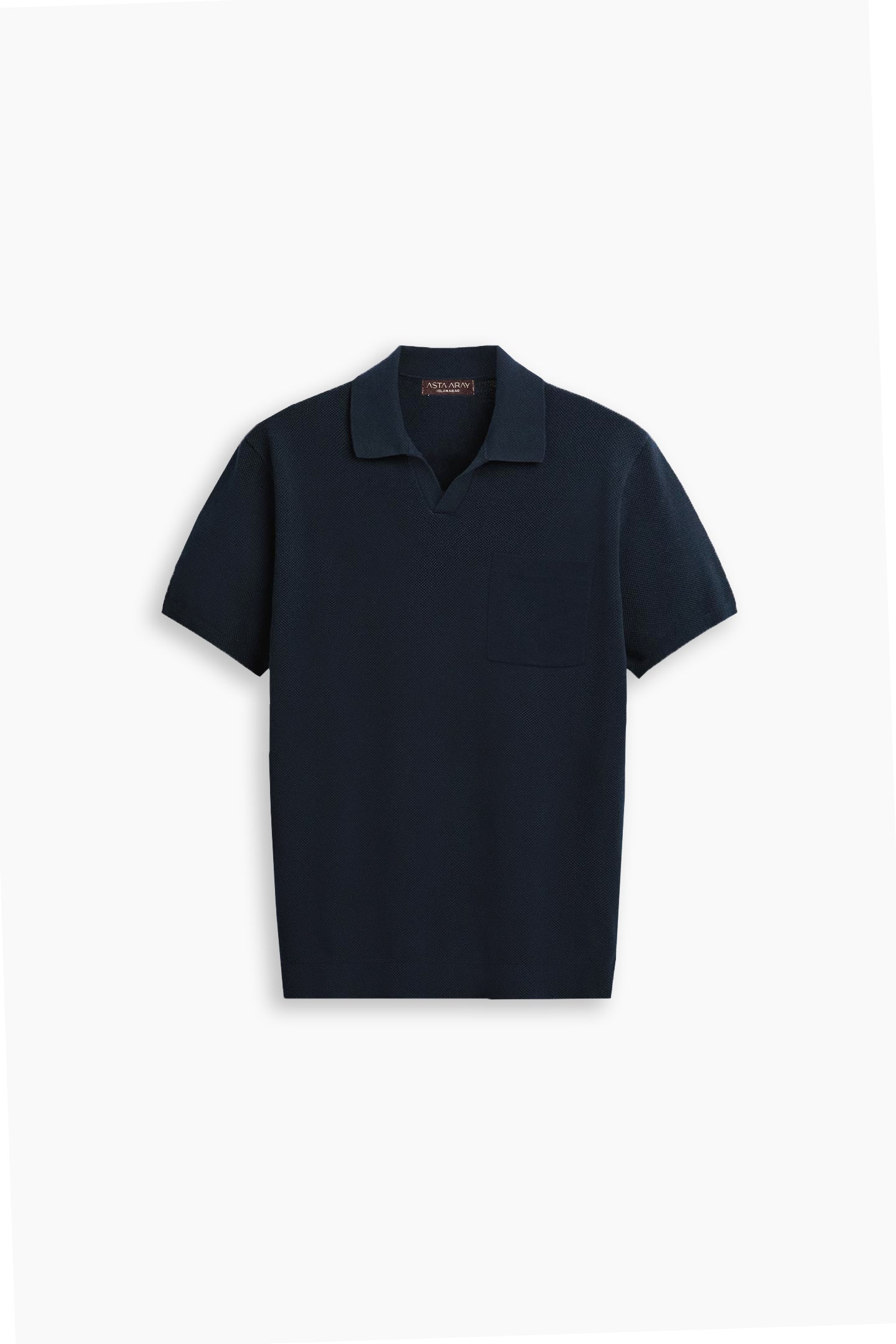 Navy Blue Polo & White S&T