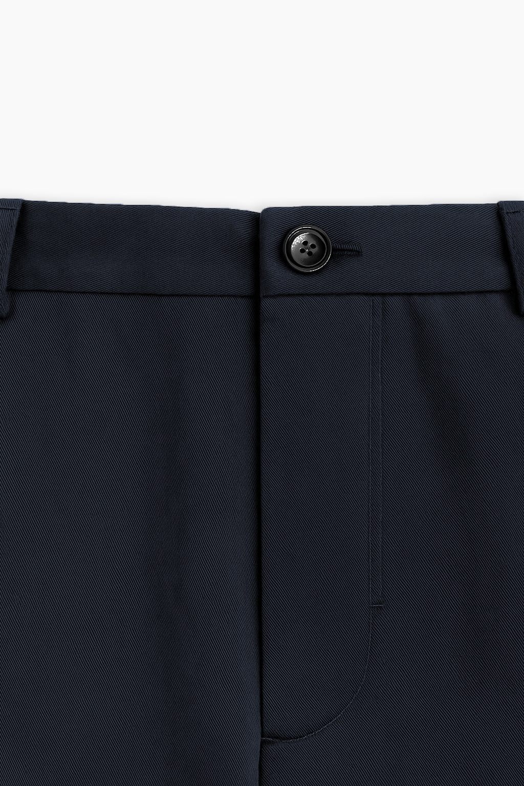 Wide Fit Navy Blue Pants