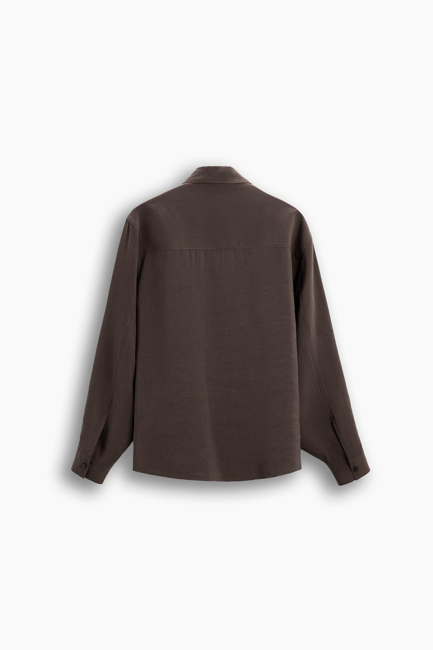 WoodBrown Loose fit Tencel Shirt