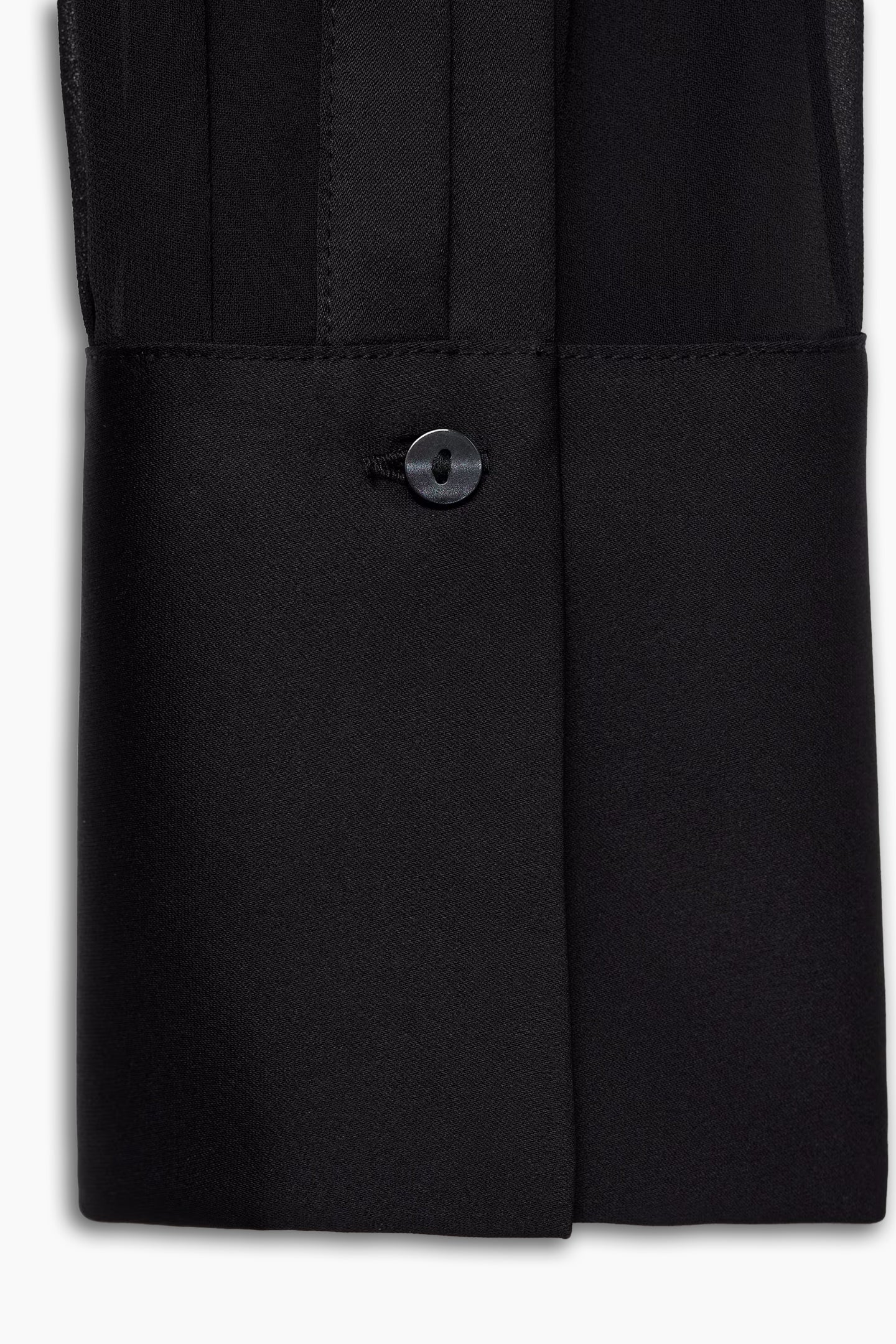 Concealed Button Chiffon Shirt