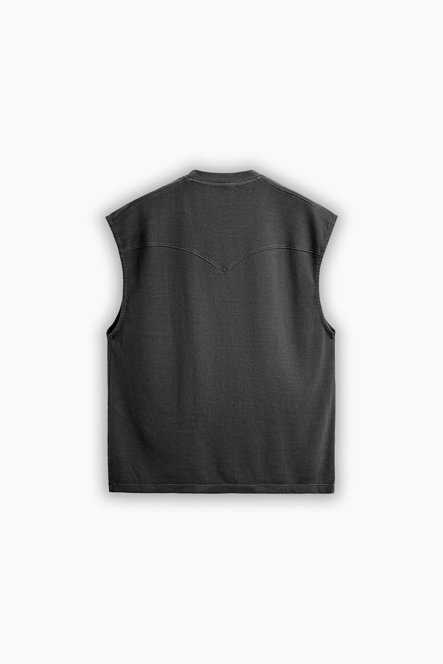 Sleeveless Detailed Shirt