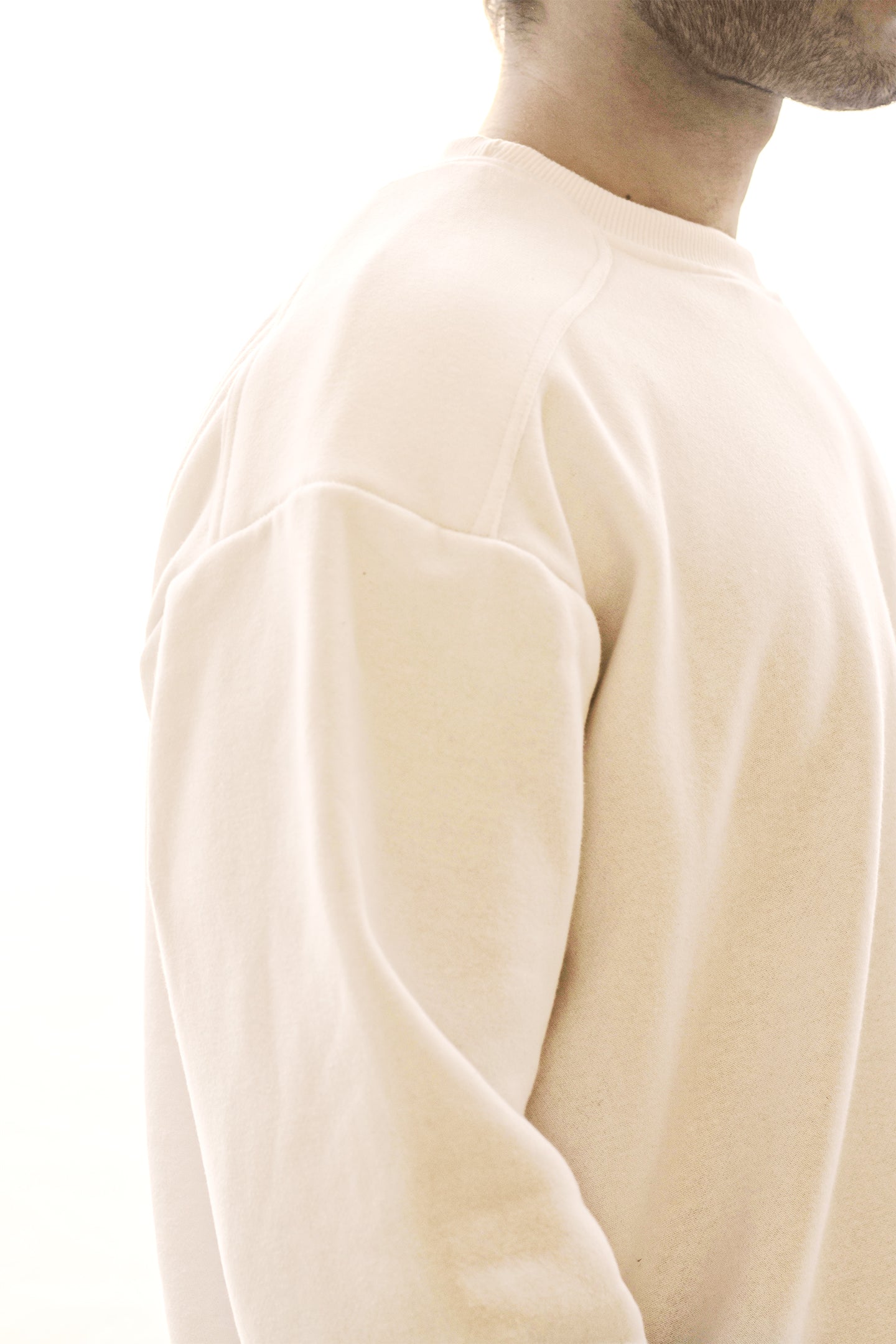 Detaylı Bej Sweatshirt