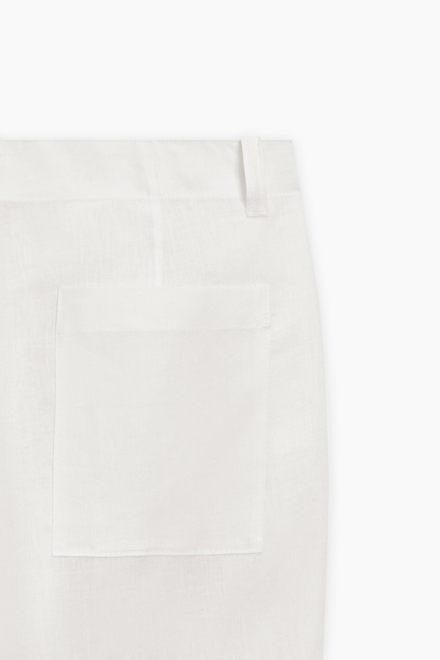 Linen Pleated Trousers