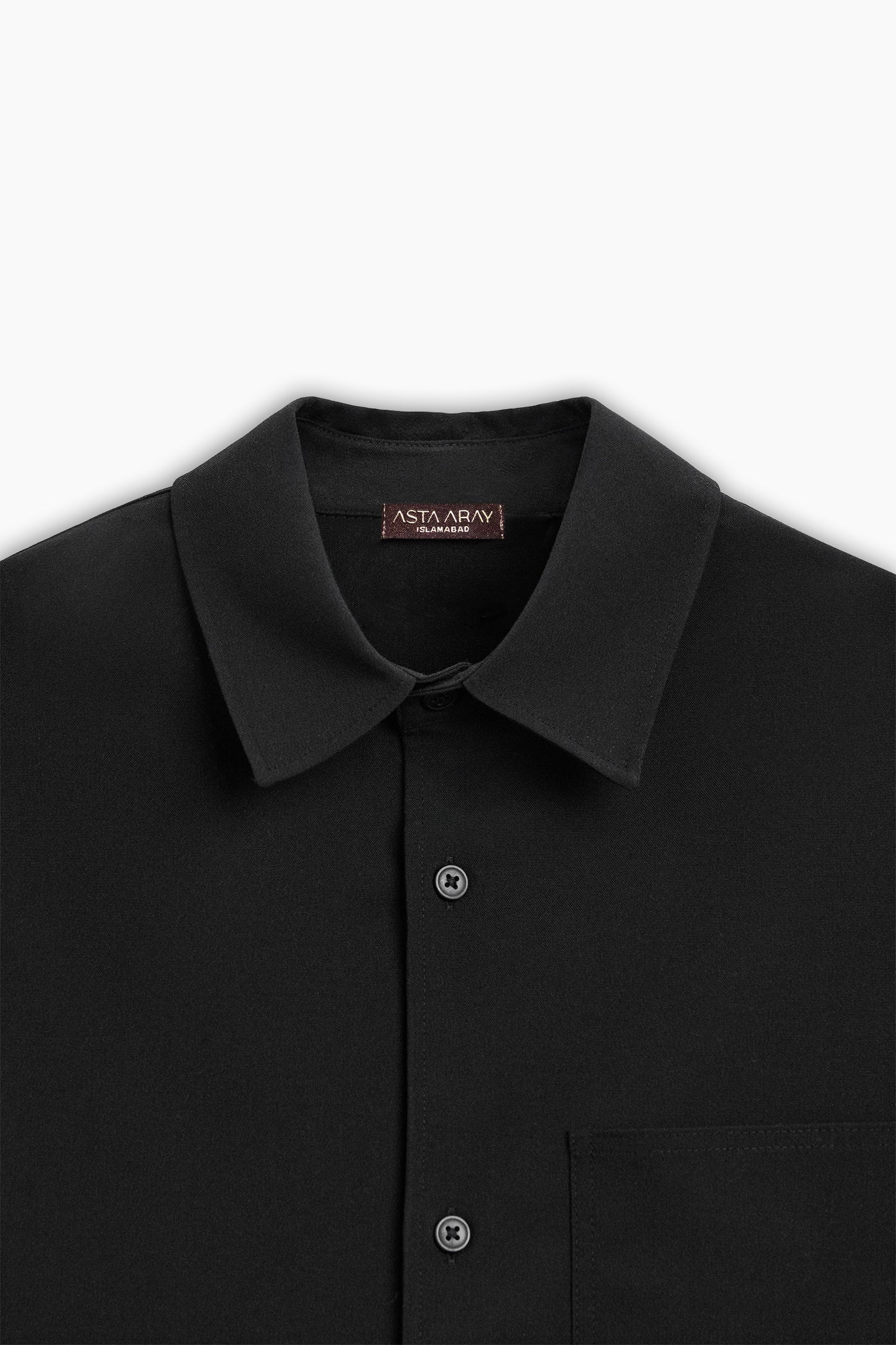 Black Shirt with Pocket