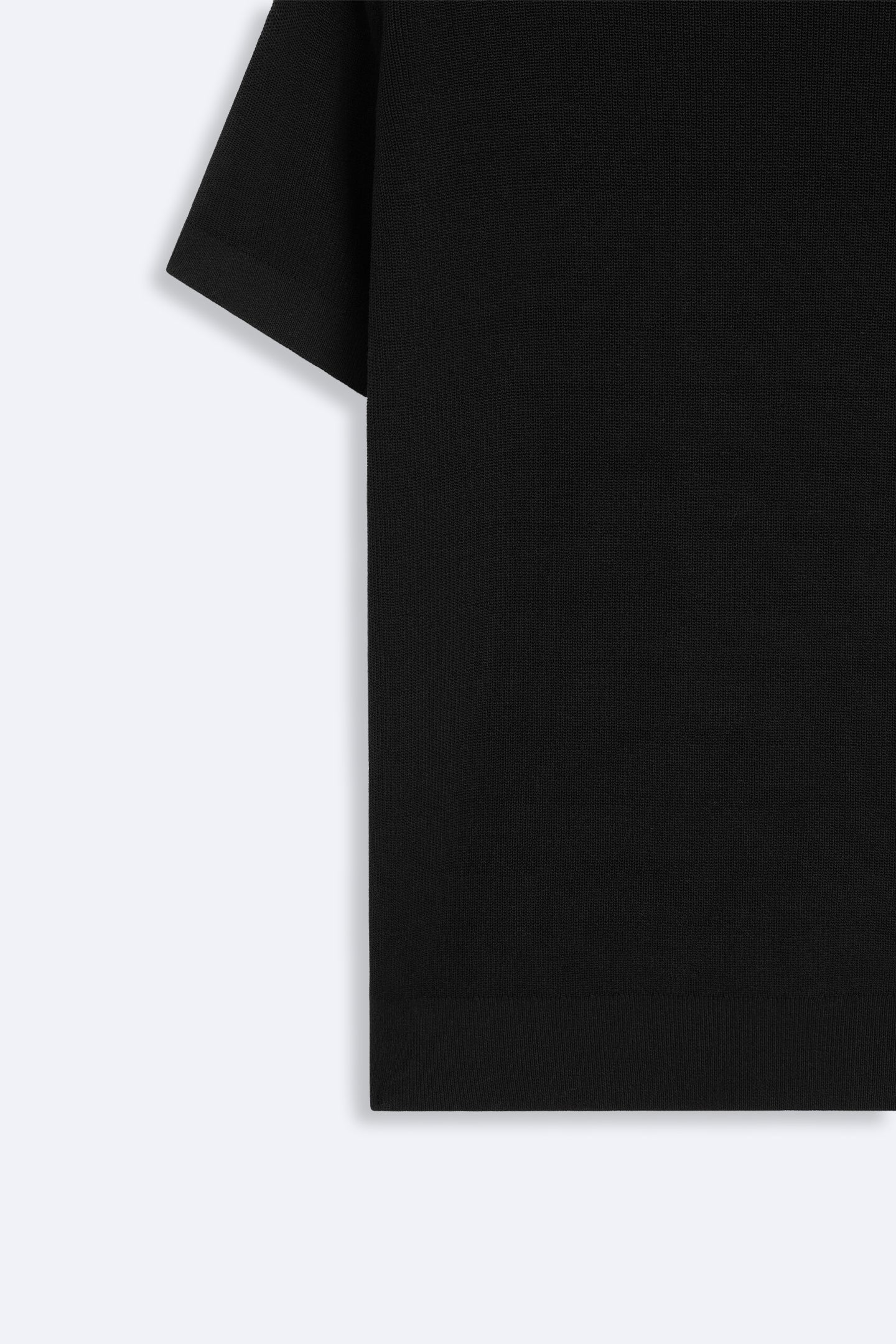 Black Textured T-Shirt
