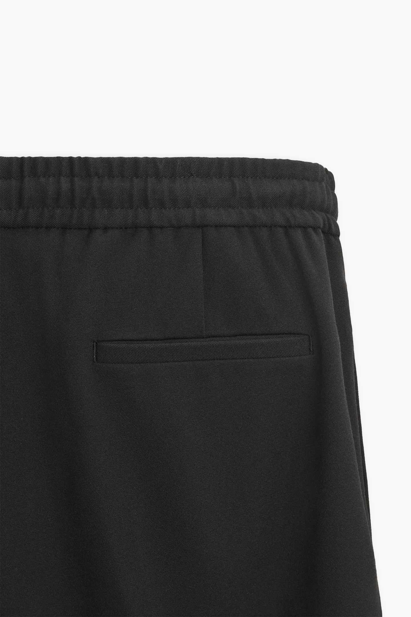 Tencel Elastic Waist Trousers