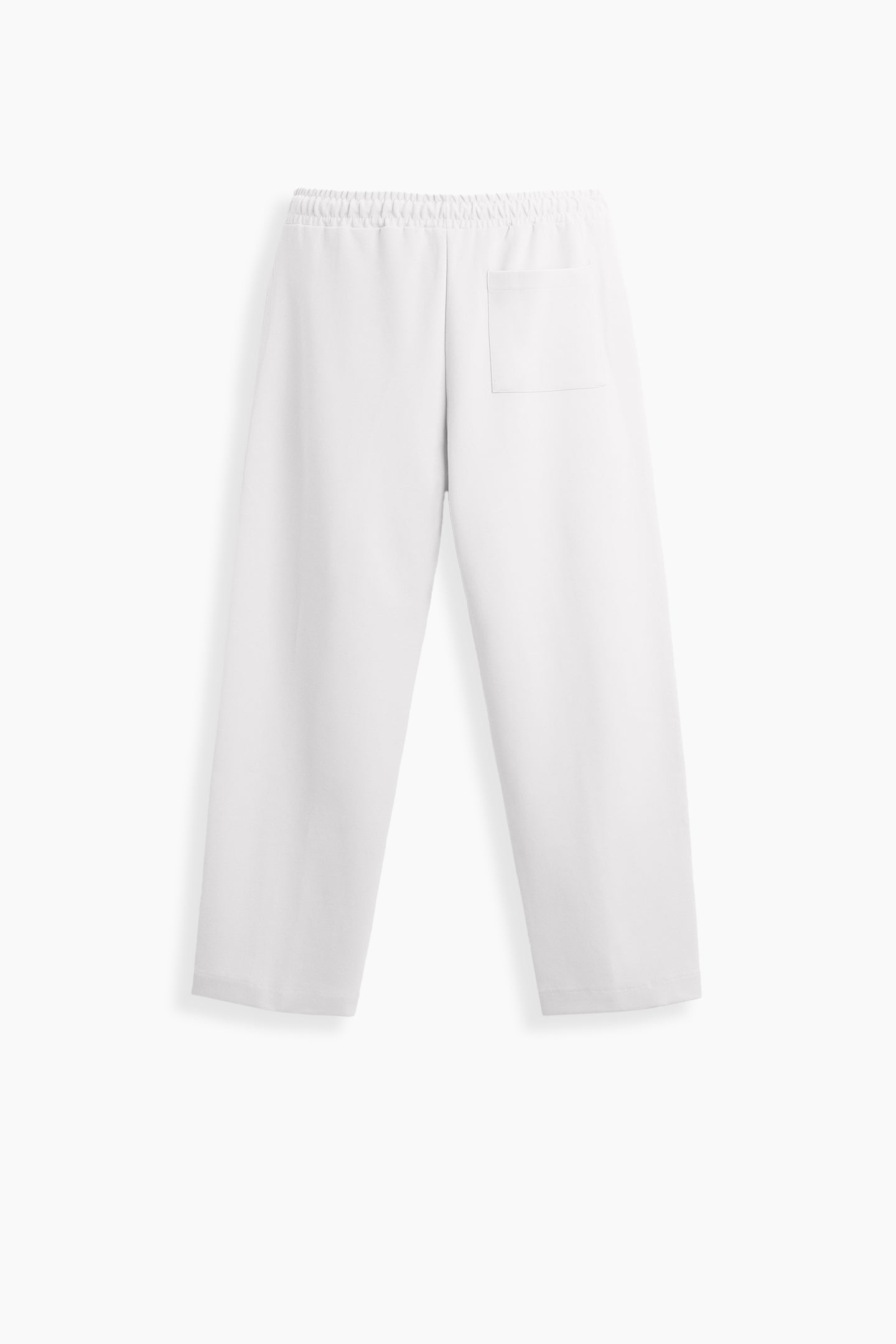 White Loose Fit Trousers