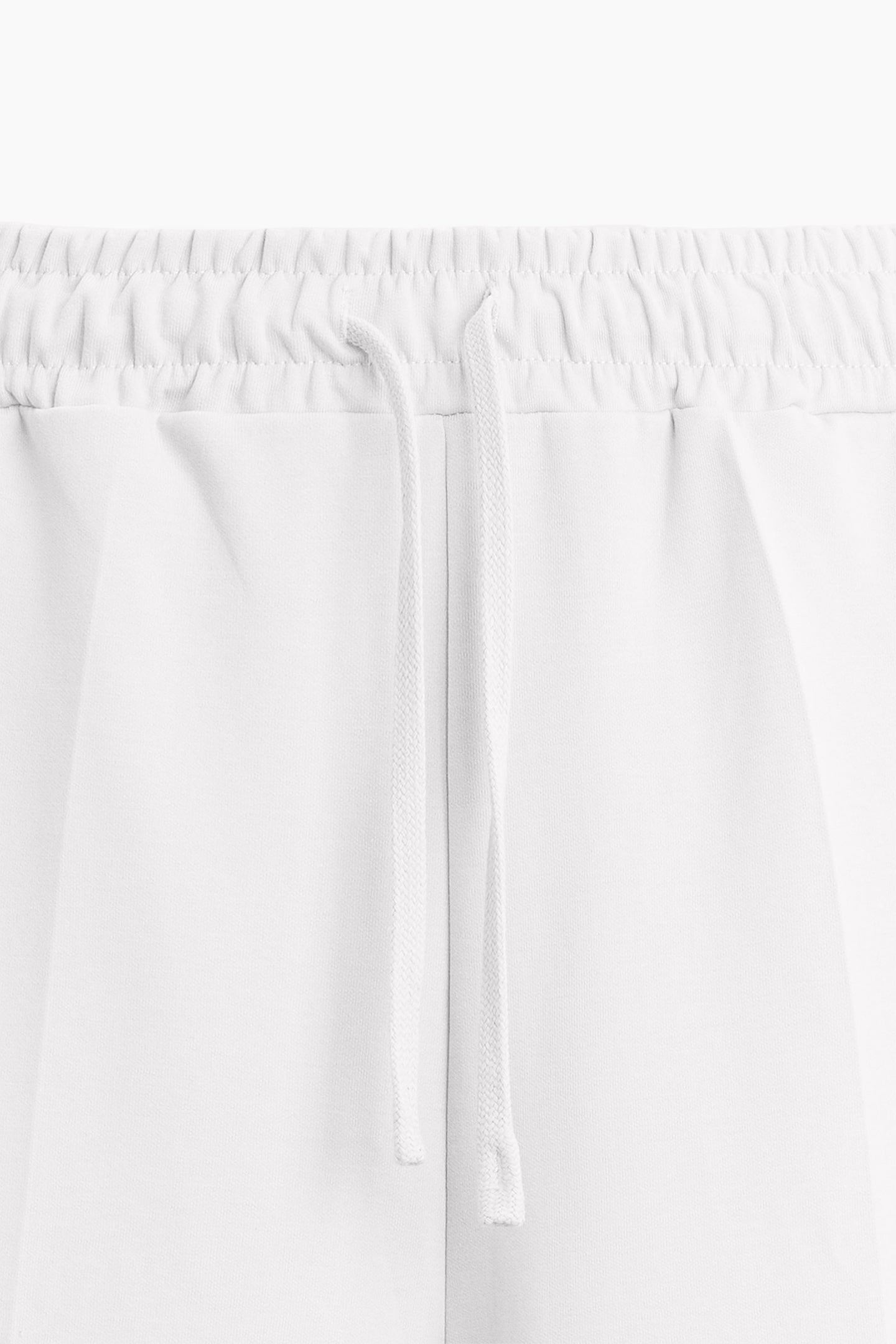 White Loose Fit Trousers