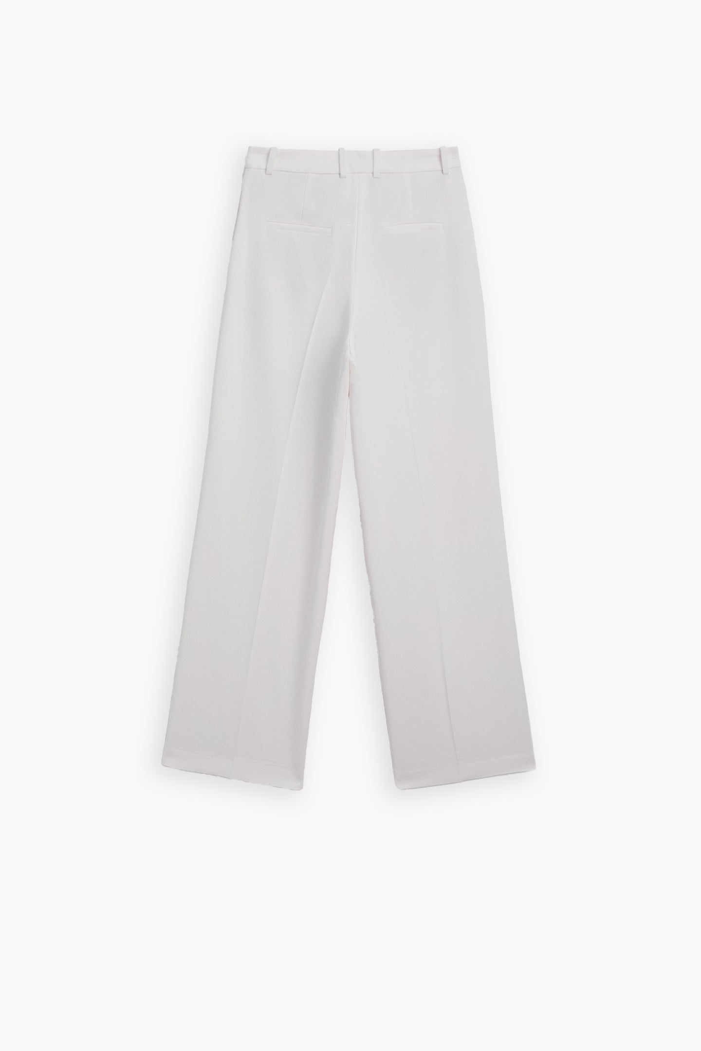 Straight-leg Crepe Trousers