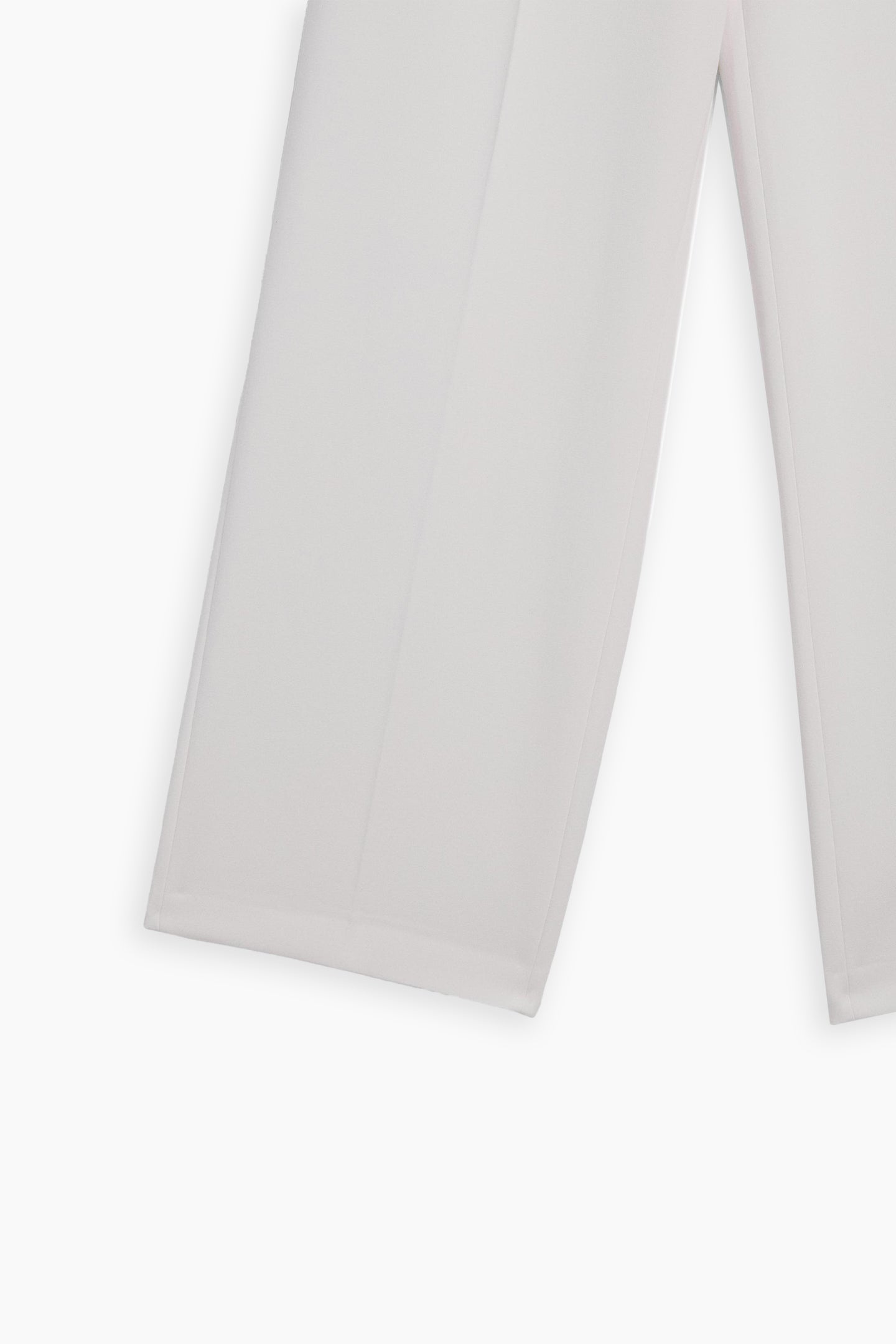 Straight-leg Crepe Trousers