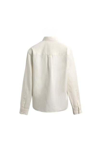 Classic Light Beige Shirt - 100% Cotton