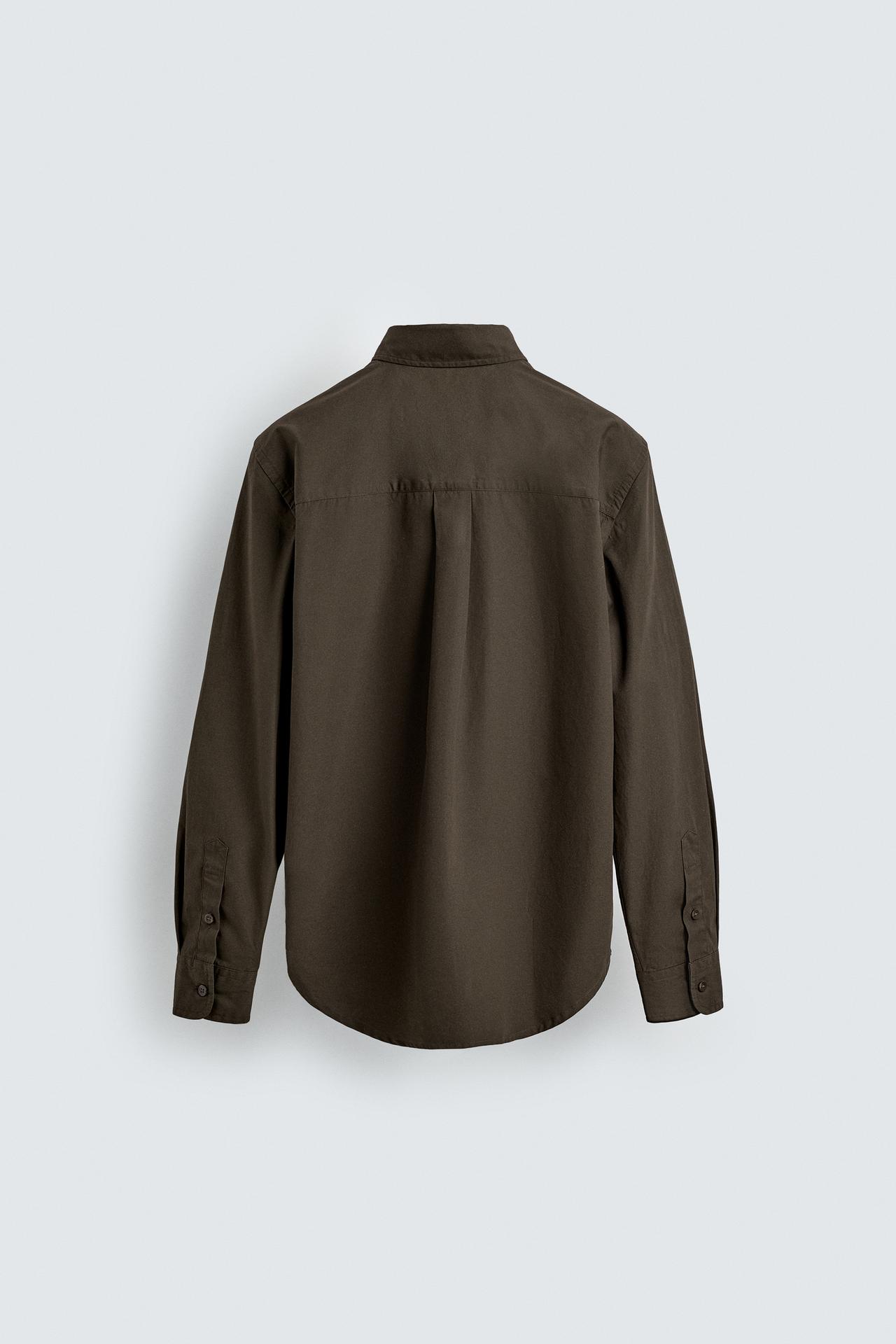 Classic Brown Shirt - 100% Cotton