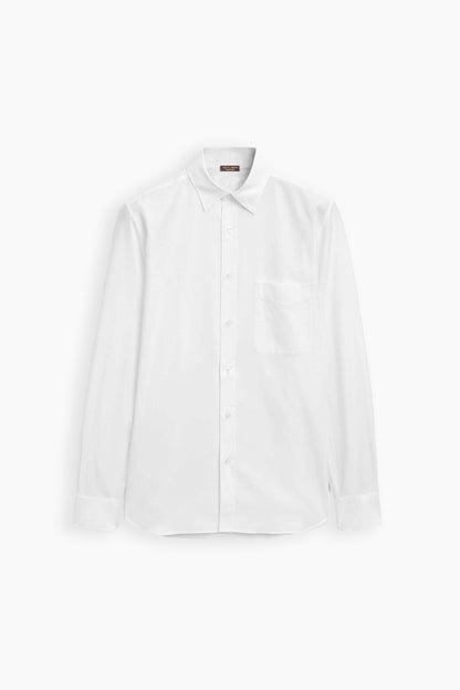 White Cotton Oxford shirt