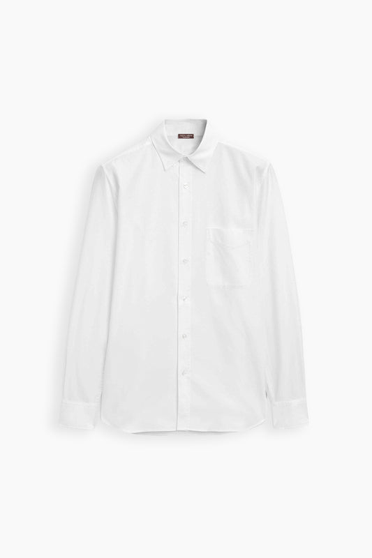 White Cotton Oxford shirt