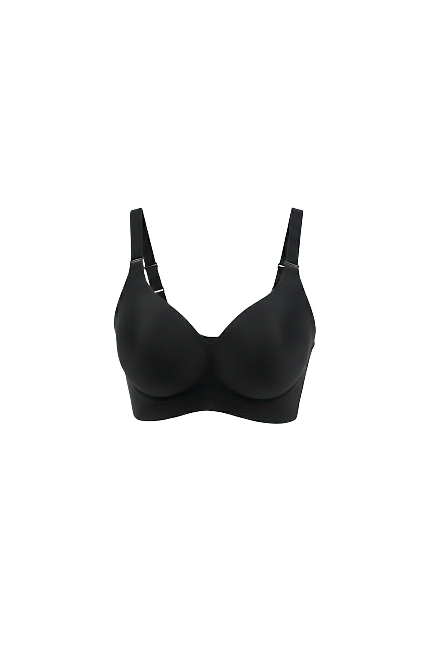 Seamless Black Bralette