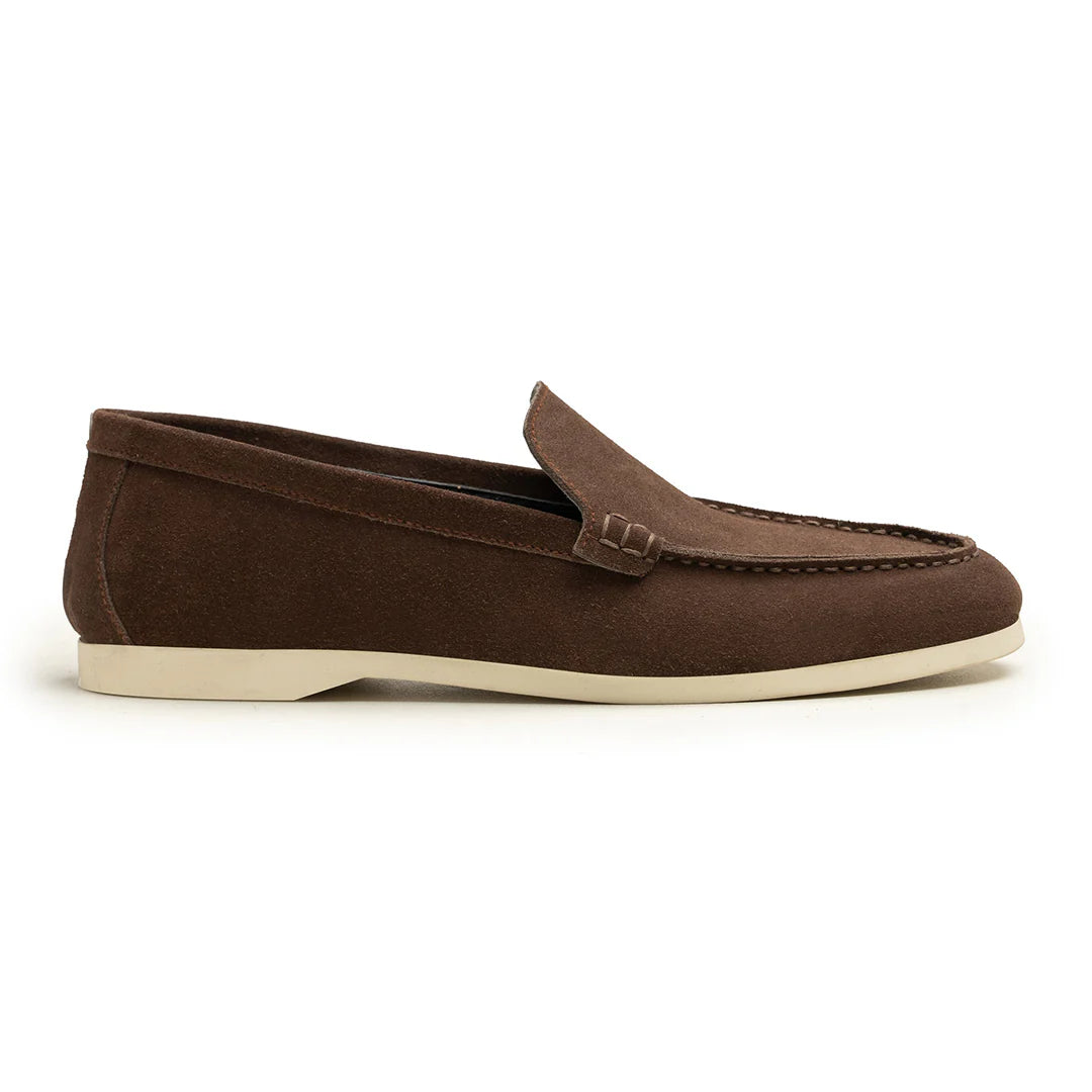 Brown Suede Loafers