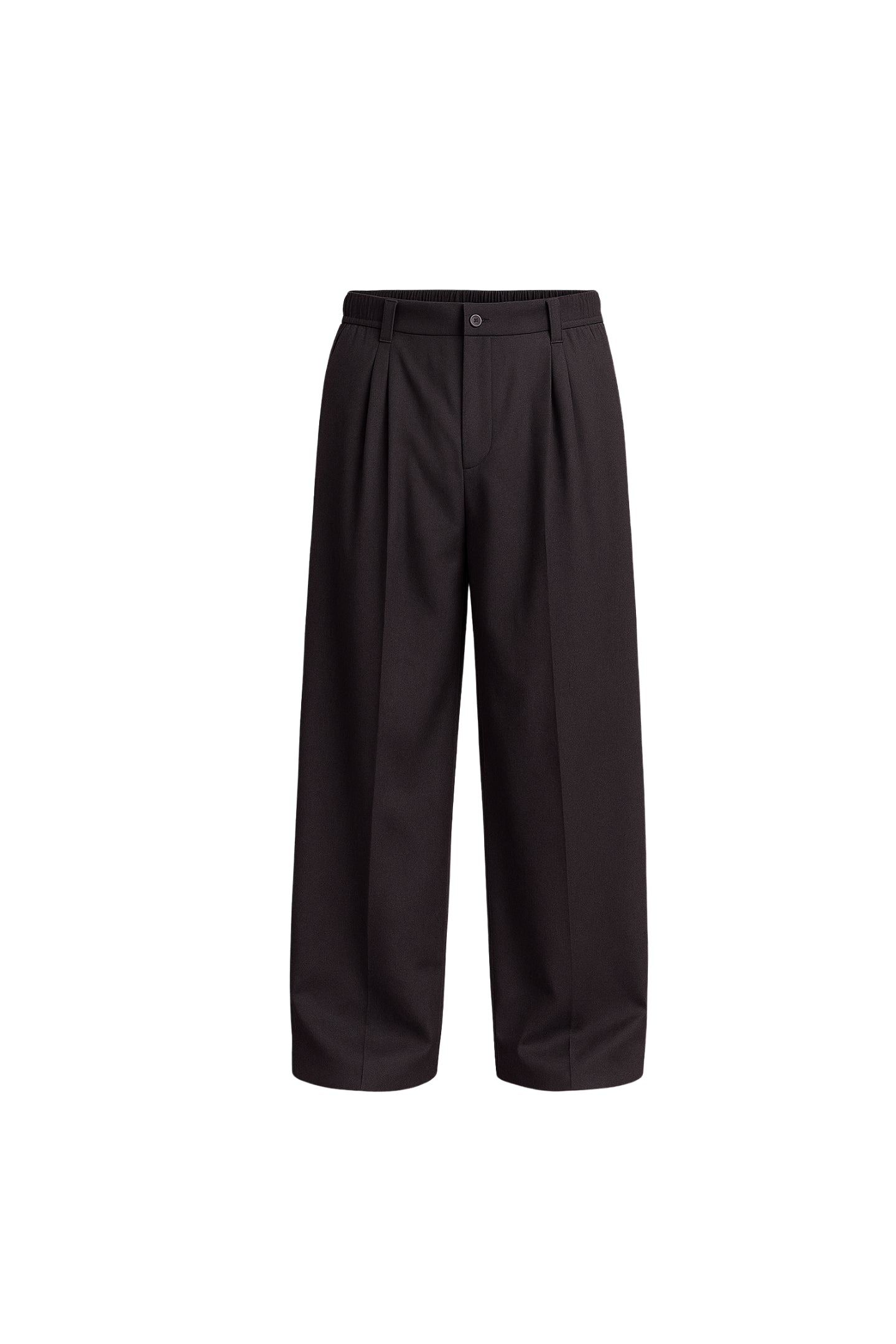 100% Wool Pleated Trousers