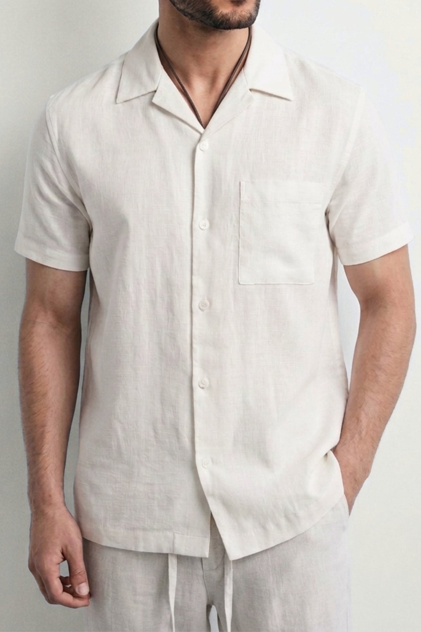 Relaxed Fit Linen Shirt