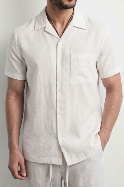 Relaxed Fit Linen Shirt