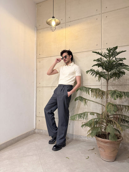 Textured Beige & Grey S&T