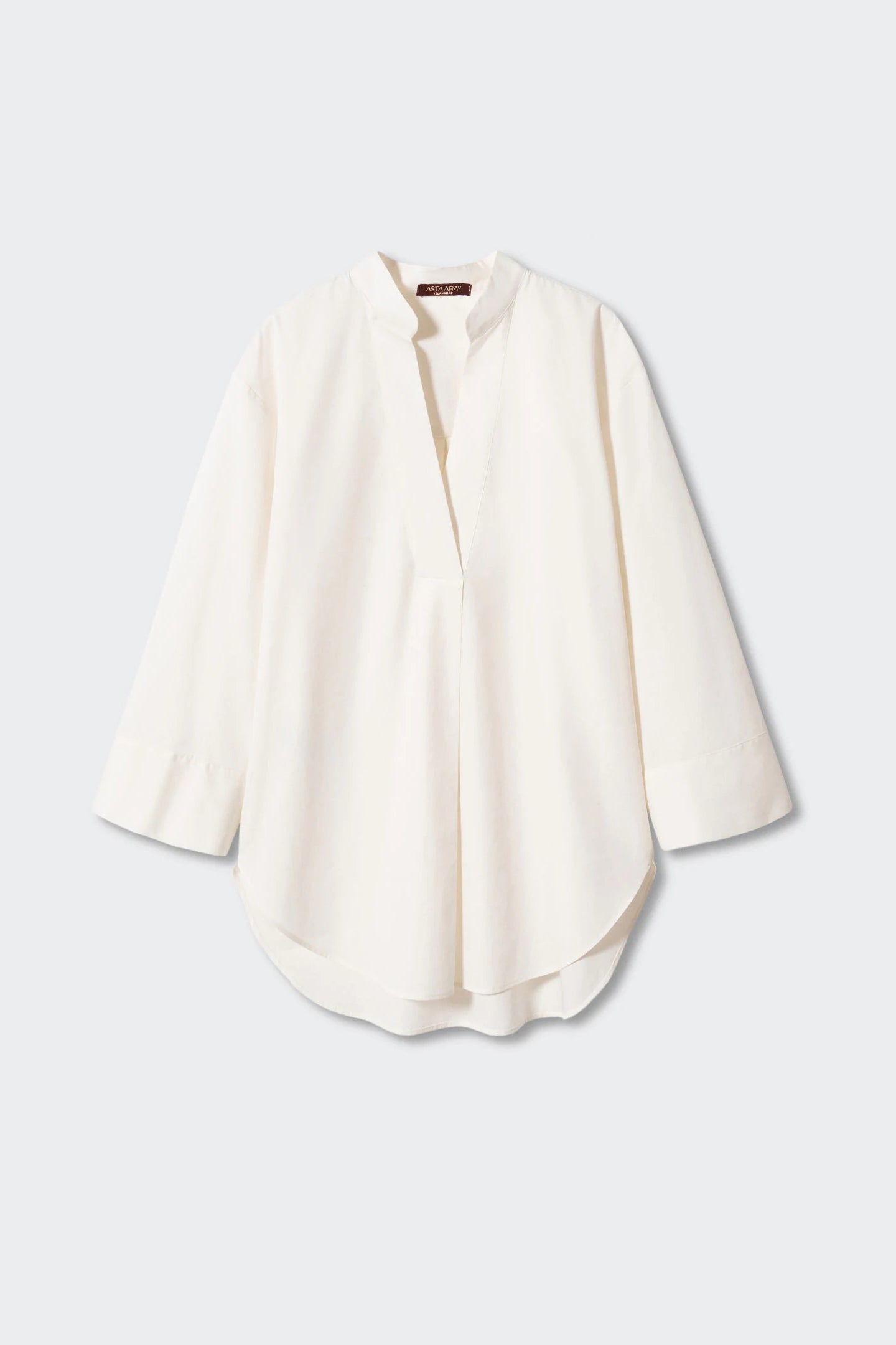 Mandarin Collar Loose Shirt