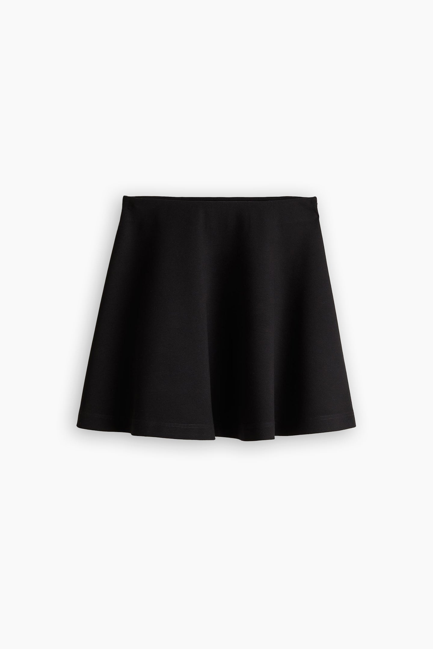 Black A-line Skirt