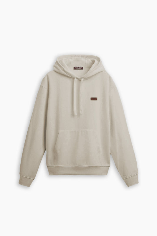 Beige Grey Hoodie