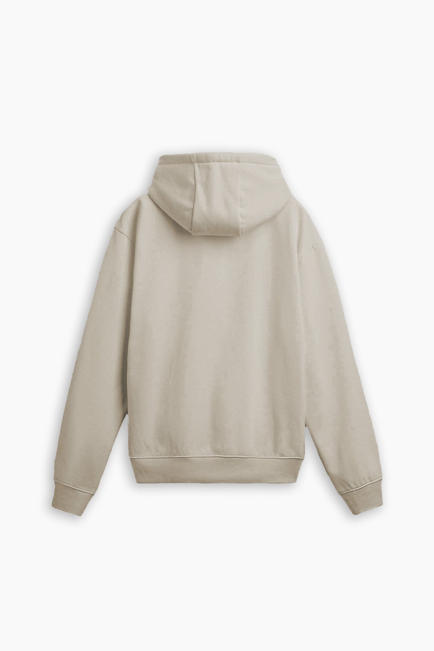 Beige Grey Hoodie