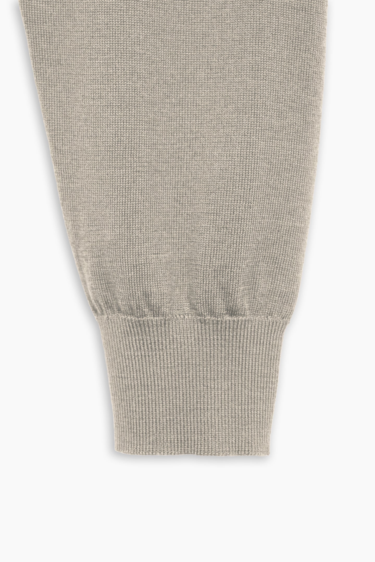 Beige Grey Quarter Zip Shirt