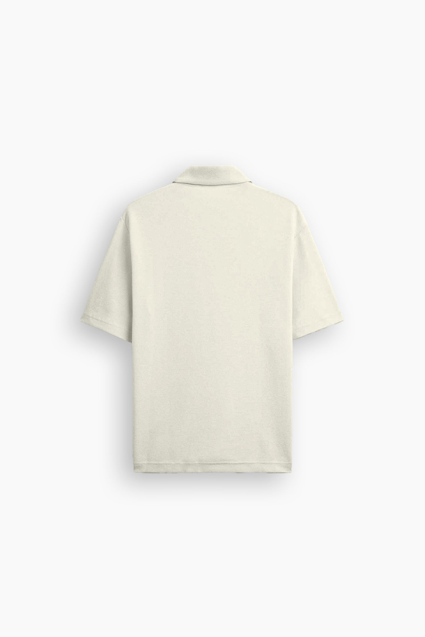 Beige Zip Polo shirt